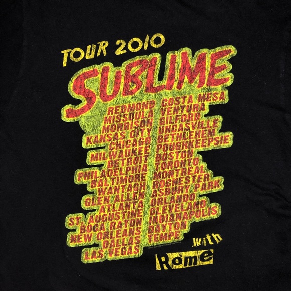 Vintage Y2K Sublime Concert Tour Band tee t-shirt - Picture 5 of 5